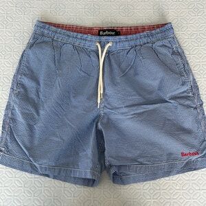 Barbour Men’s Like New Blue Stripe Swimsuit size Large